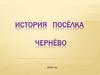 История поселка Чернёво