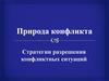 Стратегии разрешения конфликтных ситуаций