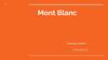Mont Blanc