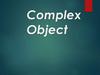 Complex Object