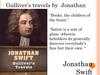 Gulliver’s travels by Jonathan