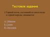 Последствия оползней, селей, обвалов и снежных лавин. Тест
