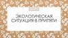 Экологическая ситуация в Припяти