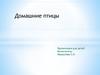 Домашние птицы