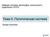 Политическая система. Теория политики