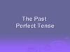 The Past Perfect Tense
