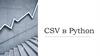 CSV в Python