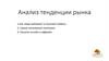 Анализ тенденции рынка