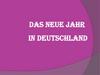 Das Neue Jahr In Deutschland