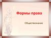 Формы права