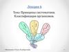 Принципы систематики. Классификация организмов