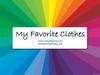 My Favorite Clothes