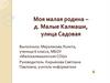 Моя малая родина – д. Малые Калмаши, улица Садовая