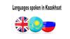 Languages spoken in Kazakhsat