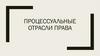 Процессуальные отрасли права