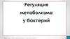Регуляция метаболизма у бактерий