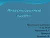 Инвестиционный проект