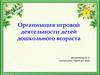 Организация игровой деятельности детей дошкольного возраста