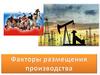 Факторы размещения производства