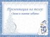 Зима и зимние забавы