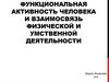 Функциональная активность человека и взаимосвязь физической и умственной деятельности