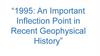 1995: An Important Inflection Point in Recent Geophysical History