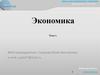 Экономика. Введение в экономику