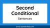Second Conditional