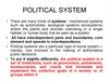 Political system. Lecture 3