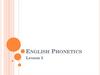 English Phonetics 5
