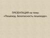Пешеход. Безопасность пешехода
