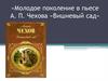 Молодое поколение в пьесе А. П. Чехова «Вишневый сад»