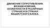 Движение сопротивления: возникновение, особенности в различных странах и в странах фашистского блока