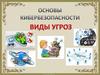 Основы кибербезопасности. Виды угроз