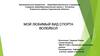 Мой любимый вид спорта. Волейбол