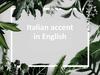 Italian accent in English