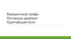 Взвешенные графы. Остовные деревья. Кратчайшие пути