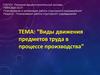Виды движения предметов труда