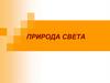 Природа света