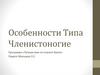 Особенности Типа Членистоногие