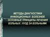 Методы диагностики инфекционных болезней. Основные принципы лечения больных. Уход за больными