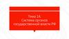 Система органов государственной власти РФ