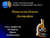 Патология обмена Дистрофии