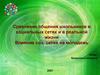 Сравнение общения школьников в социальных сетях и в реальной жизни
