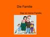 Die Familie. Das ist meine Familie