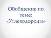 Углеводороды. Изомеры и гомологи