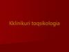 Kklinikuri toqsikologia
