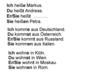 Ich komme aus deutschland