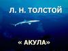 Л.Н. Толстой, рассказ «Акула»