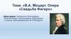 «В.А. Моцарт. Опера «Свадьба Фигаро»